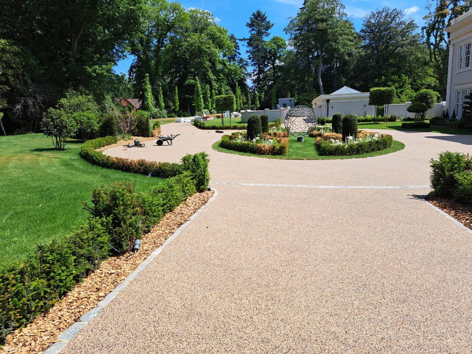 Completed driveway installation by Quantock Paving