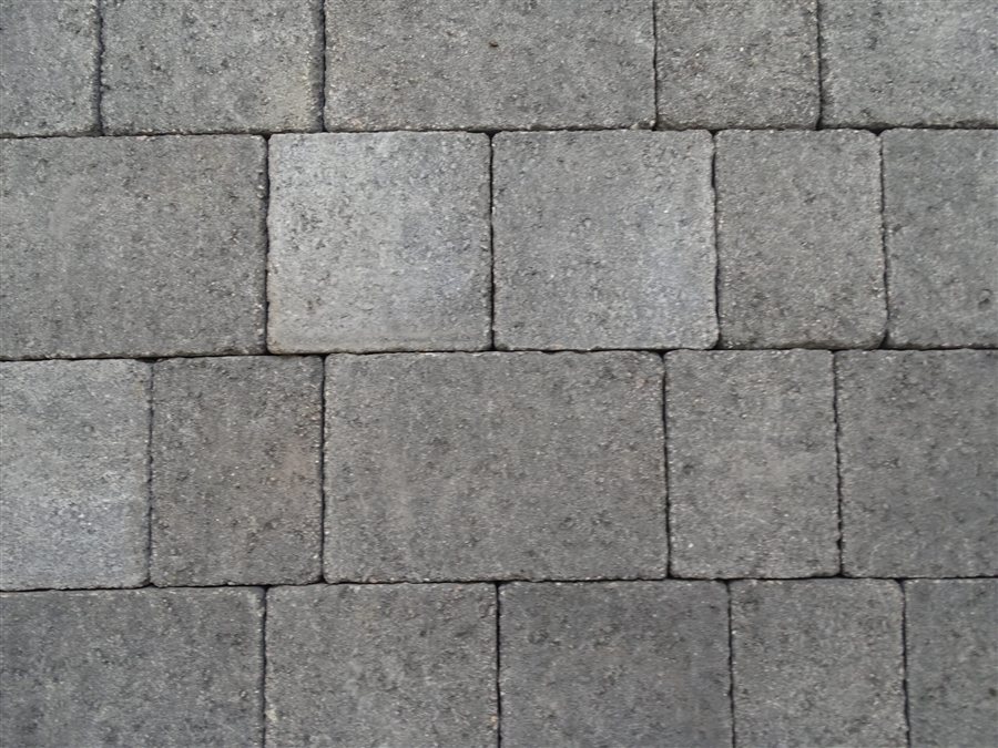 Charcoal Stonecraft Paving Aged (Tumbled) block paving colour swatch