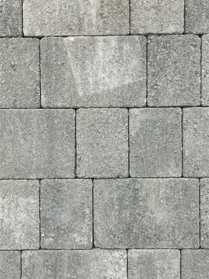 Silver Grey Stonecraft Paving Aged (Tumbled) block paving colour swatch