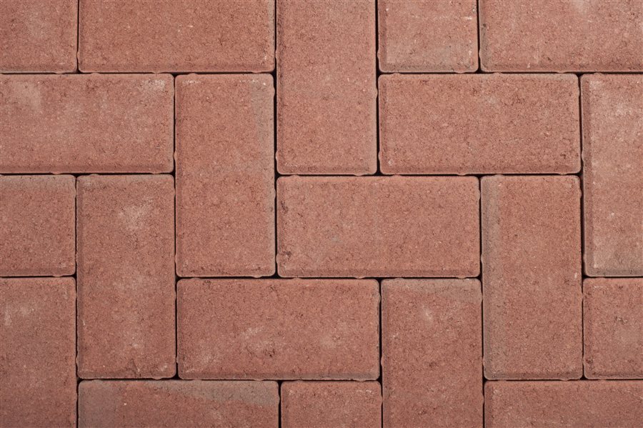 Red Stonecraft Paving Standard 50mm Driveway block paving colour swatch