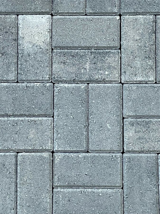 Silver Grey Stonecraft Paving Standard 50mm Driveway block paving colour swatch
