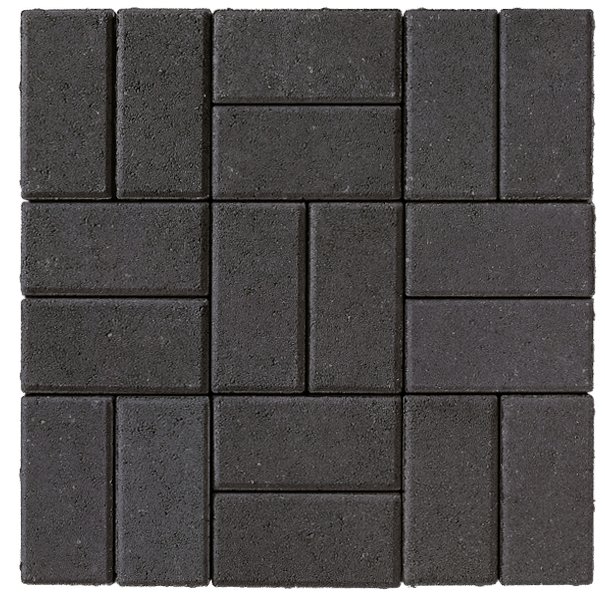 Jet Black Tobermore Pedesta block paving colour swatch